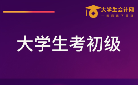 大学生为什么要在学校就开始考初级会计证书？